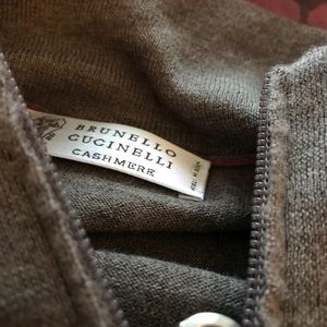 MENS ZIP UP CASHMERE SLIMFIT SIZE M